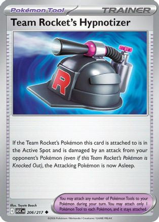 Team Rocket's Hypnotizer (206) [ME Ascended Heroes] Reverse Holofoil - Uncommon