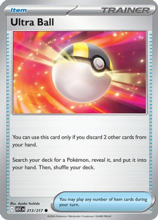 Ultra Ball (213/217) [ME Ascended Heroes] Normal - Common