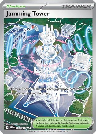 Jamming Tower (261/217) [ME Ascended Heroes] Holofoil - Ultra Rare