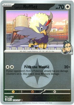 Larry's Rufflet (Energy Symbol Pattern) (173) [ME Ascended Heroes] Reverse Holofoil - Common