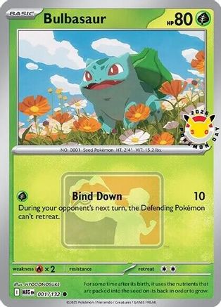 Bulbasaur (Pokemon Day 2026) (001) [Miscellaneous Cards & Products] Holofoil - Common