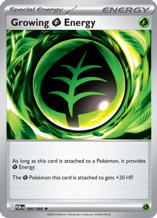 Growing Grass Energy (086) [ME03 Perfect Order] Reverse Holofoil - Rare
