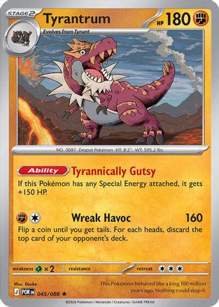 Tyrantrum (Non-Holo) (045/088) [Deck Exclusives] Normal - Rare