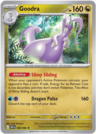 Goodra (068) [ME04 Chaos Rising] Reverse Holofoil - Rare