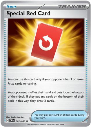 Special Red Card (082/086) [ME04 Chaos Rising] Reverse Holofoil - Uncommon