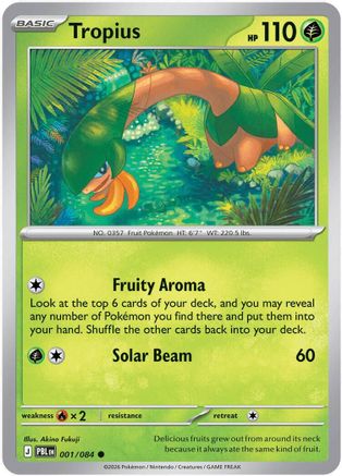 Tropius (001) [ME05 Pitch Black] Normal - Common