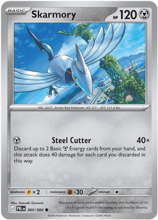 Skarmory (060) [ME05 Pitch Black] Normal - Common