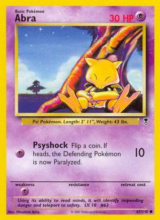 Abra (067/110) [Legendary Collection] Reverse Holofoil - Common
