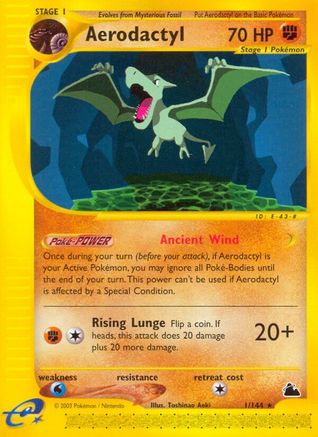 Aerodactyl (1/144) [Skyridge] Normal - Rare