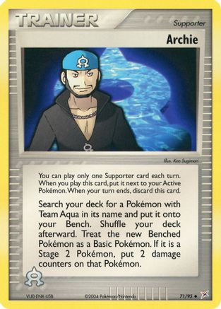 Archie (71/95) [Team Magma vs Team Aqua] Normal - Uncommon