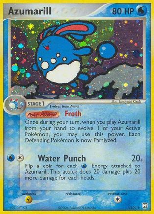 Azumarill (001/109) [Team Rocket Returns] Holofoil - Holo Rare
