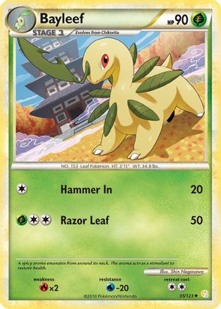 Bayleef (035/123) [HeartGold SoulSilver] Normal - Uncommon