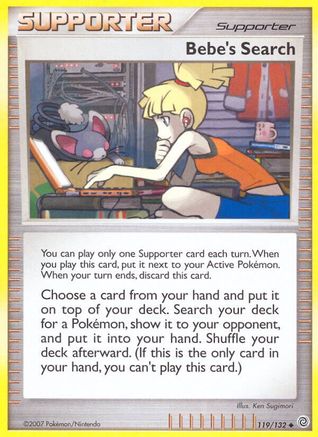 Bebe's Search (119/132) [Secret Wonders] Reverse Holofoil - Uncommon