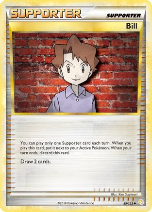 Bill (089/123) [HeartGold SoulSilver] Normal - Uncommon