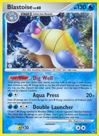 Blastoise (2/127) [Platinum] Reverse Holofoil - Holo Rare