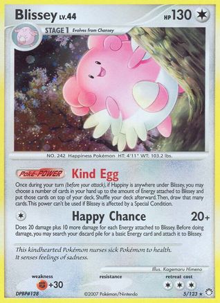 Blissey (005/123) [Mysterious Treasures] Holofoil - Holo Rare