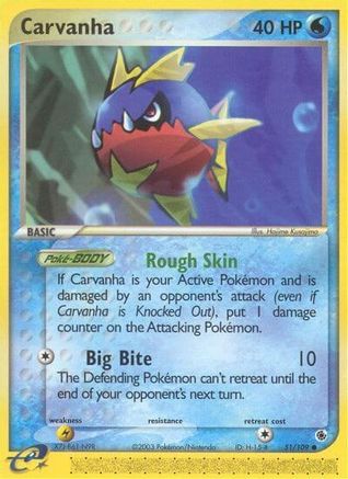 Carvanha (51/109) [Ruby and Sapphire] Normal - Common