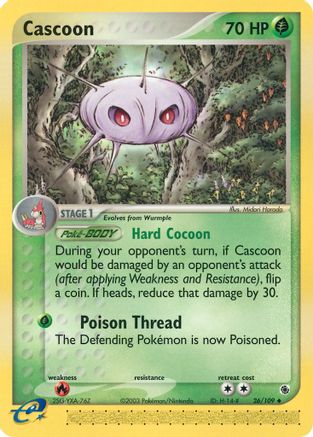Cascoon (26/109) [Ruby and Sapphire] Normal - Uncommon