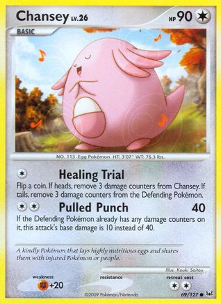 Chansey (69/127) [Platinum] Reverse Holofoil - Common