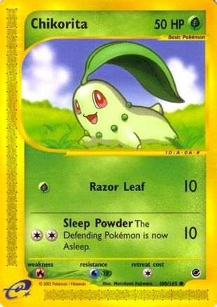 Chikorita (100/165) [Expedition] Normal - Common