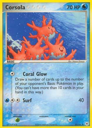 Corsola (32/101) [Hidden Legends] Reverse Holofoil - Uncommon