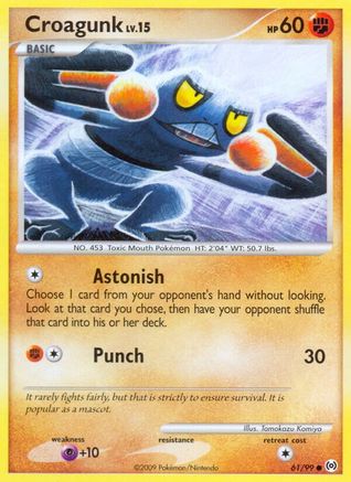 Croagunk (061/99) [Arceus] Normal - Common
