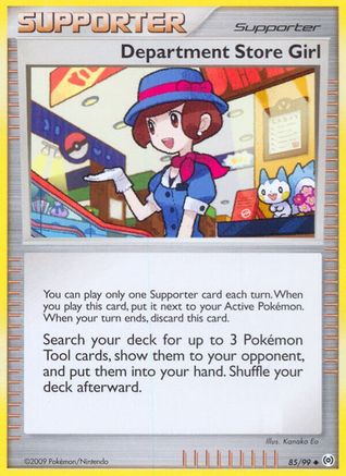 Department Store Girl (085/99) [Arceus] Reverse Holofoil - Uncommon