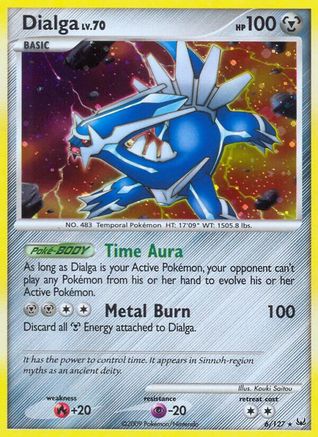 Dialga (6/127) [Platinum] Holofoil - Holo Rare