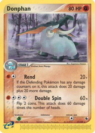 Donphan (17/109) [Ruby and Sapphire] Reverse Holofoil - Rare