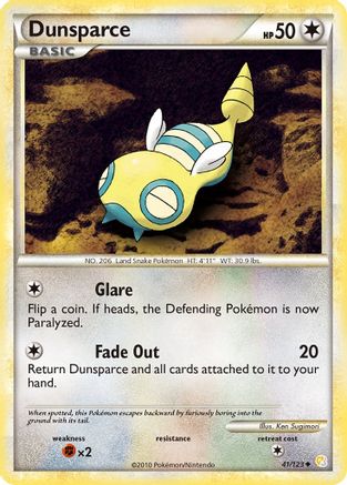 Dunsparce (041/123) [HeartGold SoulSilver] Normal - Uncommon