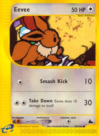 Eevee (054/144) [Skyridge] Normal - Common