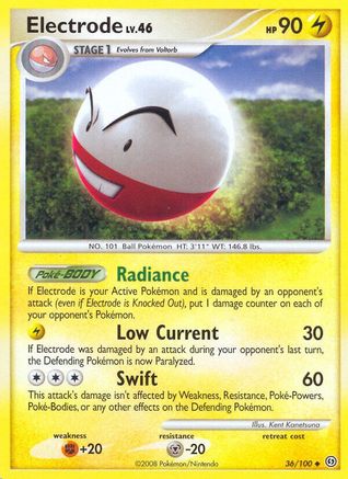 Electrode (36/100) [Stormfront] Reverse Holofoil - Uncommon