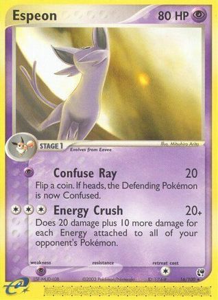Espeon (016/100) [Sandstorm] Reverse Holofoil - Rare