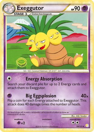 Exeggutor (018/123) [HeartGold SoulSilver] Normal - Rare