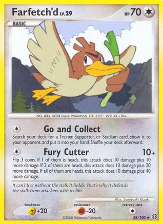 Farfetch'd (038/100) [Stormfront] Reverse Holofoil - Uncommon