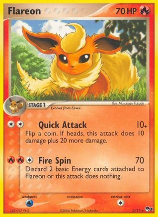 Flareon (002/017) [POP Series 3] Normal - Rare