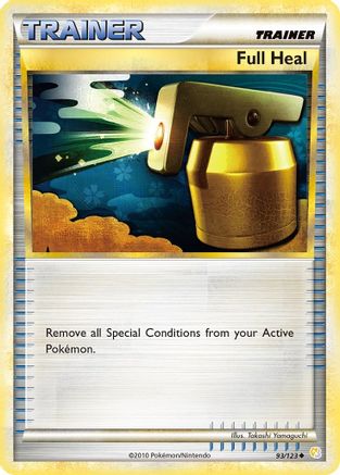 Full Heal (093/123) [HeartGold SoulSilver] Reverse Holofoil - Uncommon