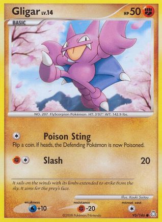 Gligar (95/146) [Legends Awakened] Reverse Holofoil - Common