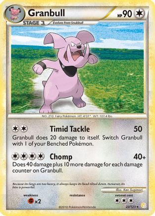 Granbull (022/123) [HeartGold SoulSilver] Reverse Holofoil - Rare