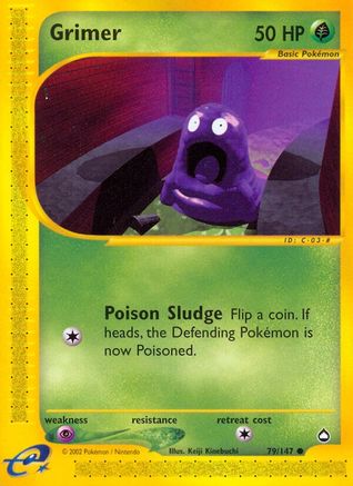Grimer (079/147) [Aquapolis] Reverse Holofoil - Common