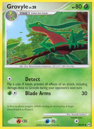 Grovyle (038/99) [Arceus] Reverse Holofoil - Uncommon