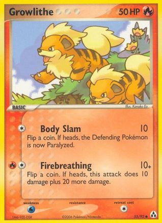 Growlithe (055/92) [Legend Maker] Normal - Common