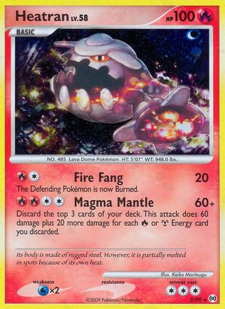 Heatran (3/99) [Arceus] Holofoil - Holo Rare