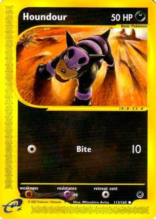 Houndour (113/165) [Expedition] Normal - Common