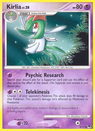 Kirlia (8/17) [POP Series 7] Holofoil - Uncommon