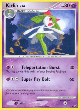 Kirlia (51/127) [Platinum] Normal - Uncommon