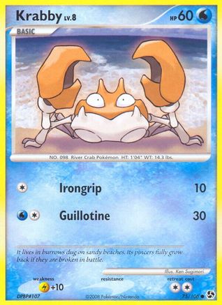 Krabby (75/106) [Great Encounters] Normal - Common