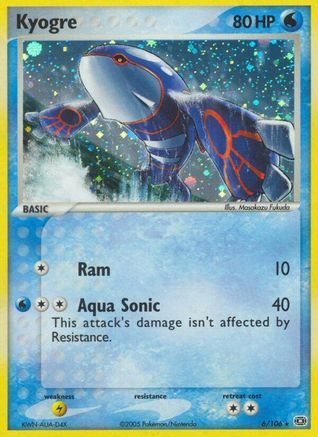 Kyogre (6/106) [Emerald] Reverse Holofoil - Holo Rare