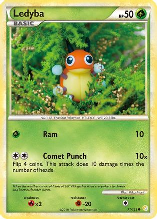 Ledyba (071/123) [HeartGold SoulSilver] Normal - Common