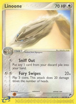Linoone (44/44) [Sandstorm] Normal - Uncommon